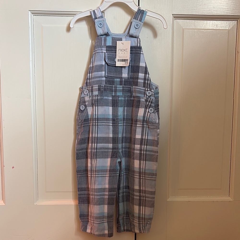 Next Blue Overalls Adjustable Straps Lightweight